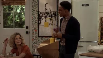 J. Crew Printed Stretch Original Fit Button Down Shirt en Sunstar usado por Lane (Austin Crute) como se ve en Call Your Mother (S01E04)