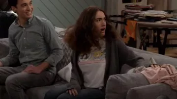 Re/Done Classic Roadtrip Graphic Tee worn by Jackie Raines (Rachel Sennott) as seen in Call Your Mother (S01E04)