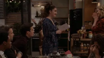 IRO Sibuco Paisley Wrap Dress worn by Jackie Raines (Rachel Sennott) as seen in Call Your Mother (S01E08)