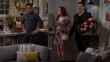 Le Superbe Paradise Floral Smocked Dress worn by Jackie Raines (Rachel Sennott) as seen in Call Your Mother (S01E06)