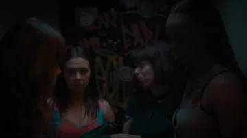 Fred Perry Twin Tipped Polo Shirt worn by Nell (Marli Siu) as seen in Everything I Know About Love (S01E01)