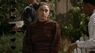 Veronica Beard Lu­mi­na Sweater worn by Jackie Raines (Rachel Sennott) as seen in Call Your Mother (S01E13)