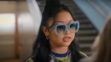 Feisedy Blue Sunglasses worn by Erika Vu (Lana Condor) as seen in Boo, Bitch (S01E07)