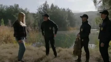 Rails Jacket Camel Jet porté par Jack Sloane (Maria Bello) dans NCIS (S21E04)