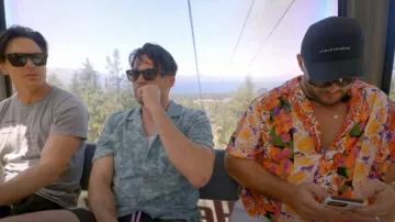 Faherty Cabana Towel Terry Shirt worn by Tom Schwartz as seen in Vanderpump Rules (S11E06)