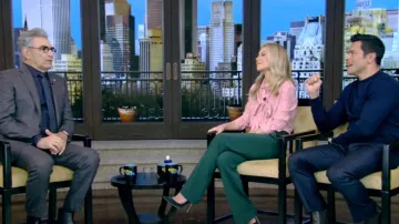 Celine Loose Shirt worn by Kelly Ripa as seen in LIVE with Kelly and Mark on March 5, 2024