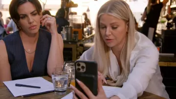 Emma Pebble Leather Crossbody Bandolier used by Ariana Madix as seen in Vanderpump Rules (S11E06)