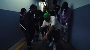 Lunettes de soleil Chrome Hearts Matte Black 'Lo Rita' Shield portées par Meek Mill dans Whatever I Want (Official Music Video) Ft. Fivio Foreign