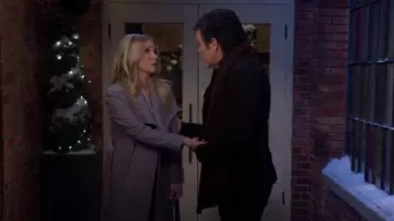 Ted Baker BakerJianna Coat worn by  Christine Blair Williams (Lauralee Bell) as seen in The Young and the Restless on March 6, 2024