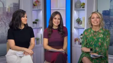 Vestido StaudColleen usado por Kaylee Hartung como se ve en Today el 8 de marzo de 2024