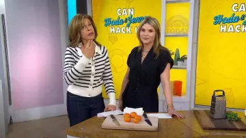 Ramy Brook Celia Belted Midi Dress worn by Jenna Bush Hager as seen in Today with Hoda & Jenna on March 8, 2024
