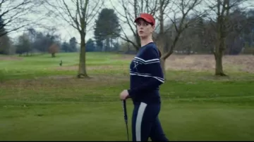 L'Etoile Sport Striped Golf Pants worn by Susie Glass (Kaya Scodelario) as seen in The Gentlemen (S01E05)