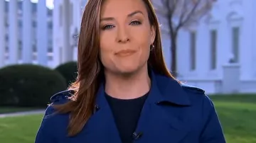 Hobbs Saskia Trench Coat worn by Mary Bruce as seen in Good Morning America on March 8, 2024