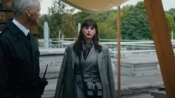 Ralph Lauren Welington Glen Plaid Wool Crossbody Bag worn by Susie Glass (Kaya Scodelario) as seen in The Gentlemen (S01E07)