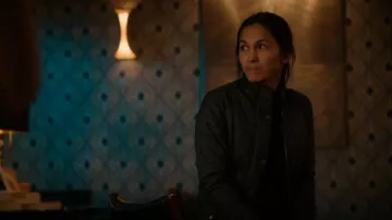Barbour Flyweight Cavalry Quilt Jacket worn by Thony (Elodie Yung) as seen in The Cleaning Lady (S03E01)