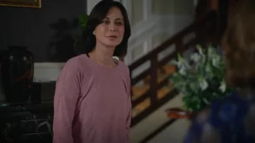 Beyond Yoga Morning Featherweight Spacedye Top worn by Cassie Nightingale (Catherine Bell) as seen in Good Witch (S07E03)