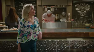 Parker Cassidy Blouse worn by Stephanie Borden (Kylee Evans) as seen in Good Witch (S07E06)