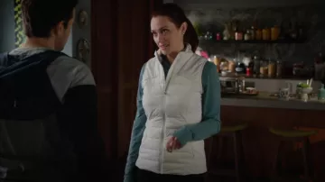 Lululemon Down For It All Vest worn by Abigail Pershing (Sarah Power) as seen in Good Witch (S07E07)