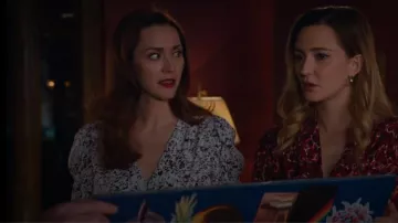 Afrm No­ra Body­suit worn by Abigail Pershing (Sarah Power) as seen in Good Witch (S07E08)