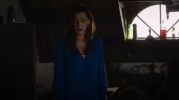 Joie Tariana Blouse worn by Abigail Pershing (Sarah Power) as seen in Good Witch (S07E09)