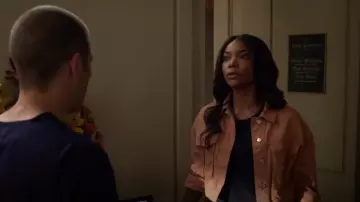 Cyparel Den­im Jack­et worn by Sydney Burnett (Gabrielle Union) as seen in L.A.'s Finest (S02E02)