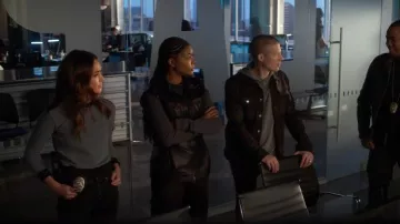 Acne Studios Lorique Vest worn by Sydney Burnett (Gabrielle Union) as seen in L.A.'s Finest (S02E09)