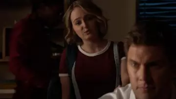 Urban Outfitters Marl Tee worn by Isabel McKenna (Sophie Reynolds) as seen in L.A.'s Finest (S02E12)