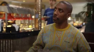 Suéter de tapiz supremo usado por Leon (J. B. Smoove) como se ve en Curb Your Enthusiasm (T12E06)