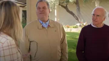 Chaqueta Lacoste Harrington usada por Jeff Greene (Jeff Garlin) como se ve en Curb Your Enthusiasm (T12E06)
