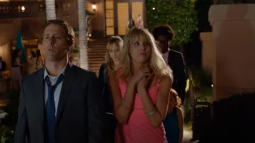 Soprano Striped Dress worn by BJ (Lucy Punch) as seen in Ben and Kate (S01E01)