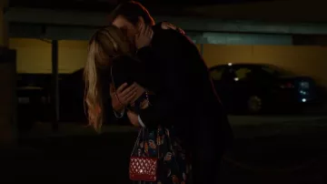 Chanel Red Wallet on Chain worn by Kate Fox (Dakota Johnson) as seen in Ben and Kate (S01E08)