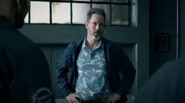 Tommy Bahama La Esmeralda IslandZone® Floral Performance Piqué Polo worn by William 'Buck' Spivey (Louis Ferreira) as seen in S.W.A.T. (S07E04)