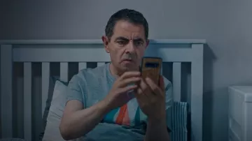 Joules Neck T-Shirt worn by Trevor (Rowan Atkinson) as seen in Man Vs Bee (S01E06)