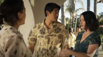 NN07 Ole 5220 Short Sleeve Linen Button Up Camp Shirt worn by Officer Gabriel Bautista (Rick Mancia) as seen in S.W.A.T. (S07E04)