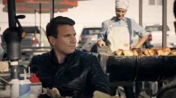 Belstaff Weybridge Jacket worn by Officer Jim Street (Alex Russell) as seen in S.W.A.T. (S07E05)