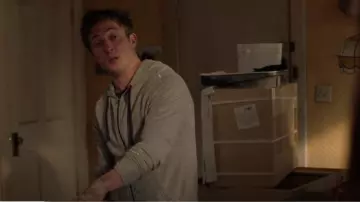 James Perse Zip Hoodie worn by Lip Gallagher (Jeremy Allen White) as seen in Shameless (S11E11)