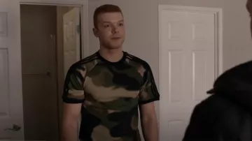 Adidas Camo T-Shirt worn by Ian Gallagher (Cameron Monaghan) as seen in Shameless (S11E11)