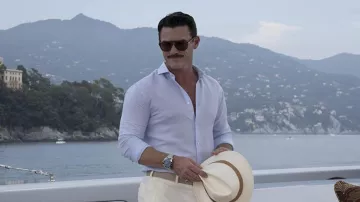 Persol Sunglasses worn by Charles Cavendish (Luke Evans) in Murder Mystery 2