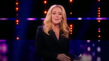 Diane Von Furstenberg Robe blazer portée par Jane Krakowski comme on le voit dans Name That Tune (S03E16)