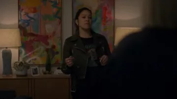 Re/Done Monday Again Cotton T-Shirt worn by Nell Serrano (Gina Rodriguez) as seen in Not Dead Yet (S02E05)