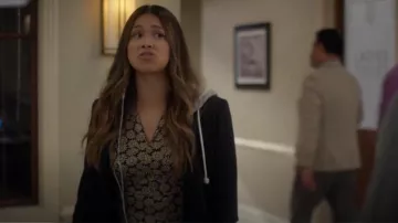 Hvn Morgan Dress worn by Nell Serrano (Gina Rodriguez) as seen in Not Dead Yet (S02E05)