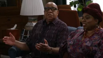 Bassiri Short Sleeve Shirt worn by Tunde (Barry Shabaka Henley) as seen in Bob Hearts Abishola (S05E05)