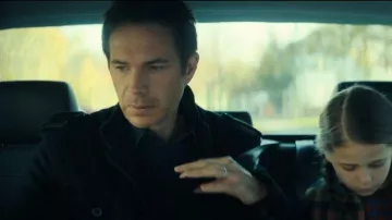 Hugo Boss Colbert Wool Jacket Coat worn by Magnus Taylor (James D'Arcy) as seen in Constellation (S01E06)
