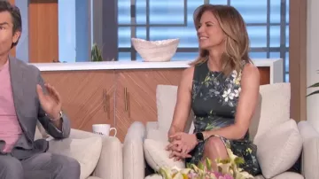 Ted Baker Lexiya Dress worn by Natalie Morales as seen in The Talk on March 11, 2024