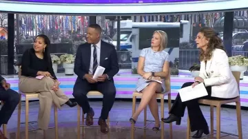 Veronica Beard Naira Dickey Chaqueta usada por Maria Shriver como se ve en Today el 13 de marzo de 2024