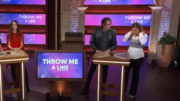 Gucci Malaga Kid Angel T Strap Platform High Heel Pumps worn by Kelly Clarkson as seen in The Kelly Clarkson Show on March 14, 2024