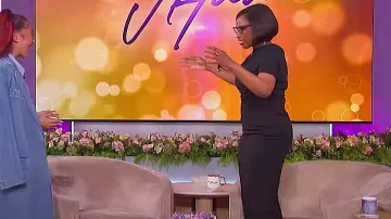 Asos Pleated Shoulder Pencil Dress worn by Jennifer Hudson as seen in The Jennifer Hudson Show on March 5, 2024