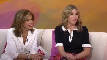 Cinq a Sept Khloe Ruched Sleeve Blazer worn by Hoda Kotb as seen in Today with Hoda & Jenna on March 15, 2024