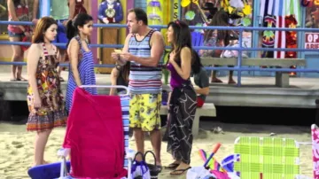 Purple and Orange Strapless Dress worn by Harper Finkle (Jennifer Stone) as seen in Wizards of Waverly Place TV series (S04E16)