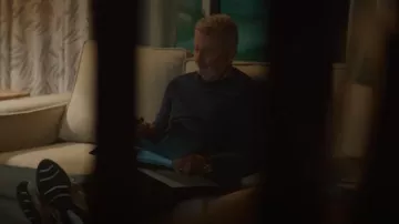 Polo Ralph Lauren Performance Crew Neck Sweatshirt in Navy worn by Stan (Sam Neill) as seen in Apples Never Fall (S01E06)